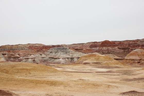 Xinjiang - Mountains: Multicolour Bay, Jimusar (3)